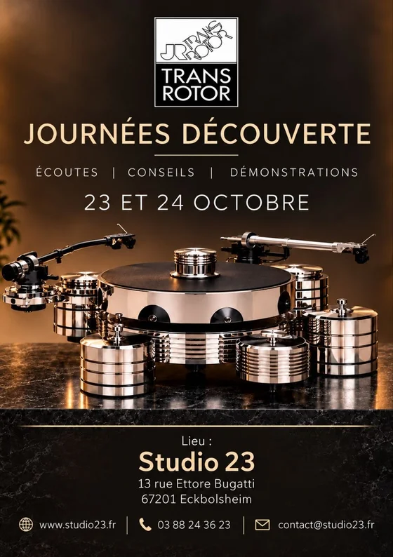 Transrotor – Journées Découverte chez Studio 23, 23 et 24 octobre