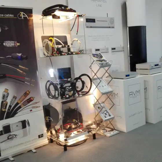 Stand O2A sur un salon haute-fidélité