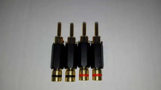Connecteurs RCA plaqués or O2A